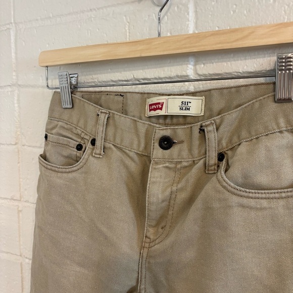 Levi’s 511 jeans in cream - Picture 2 of 5